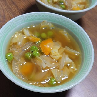 野菜たっぷり コンソメスープ